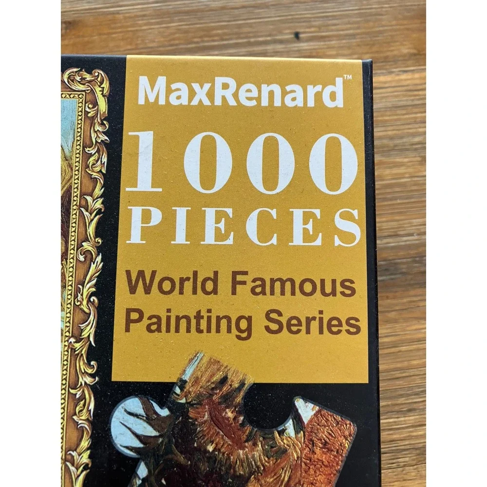 Max Renard Van Gogh Sunflowers Painting 1000 Piece‎ Jigsaw Puzzle New Sealed